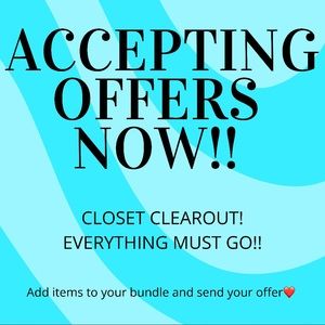 ALL ITEMS WITH 💜💜💜 are 50% off now!!